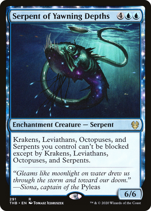 Serpent of Yawning Depths (THB-291) [Theros Beyond Death] MTG Single Wizards of the Coast