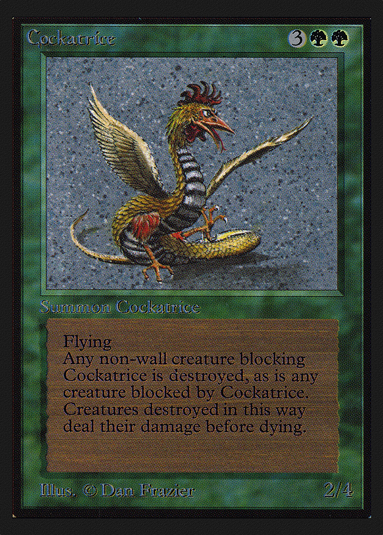 Cockatrice (IED-190) [Intl. Collectors' Edition] MTG Single Wizards of the Coast