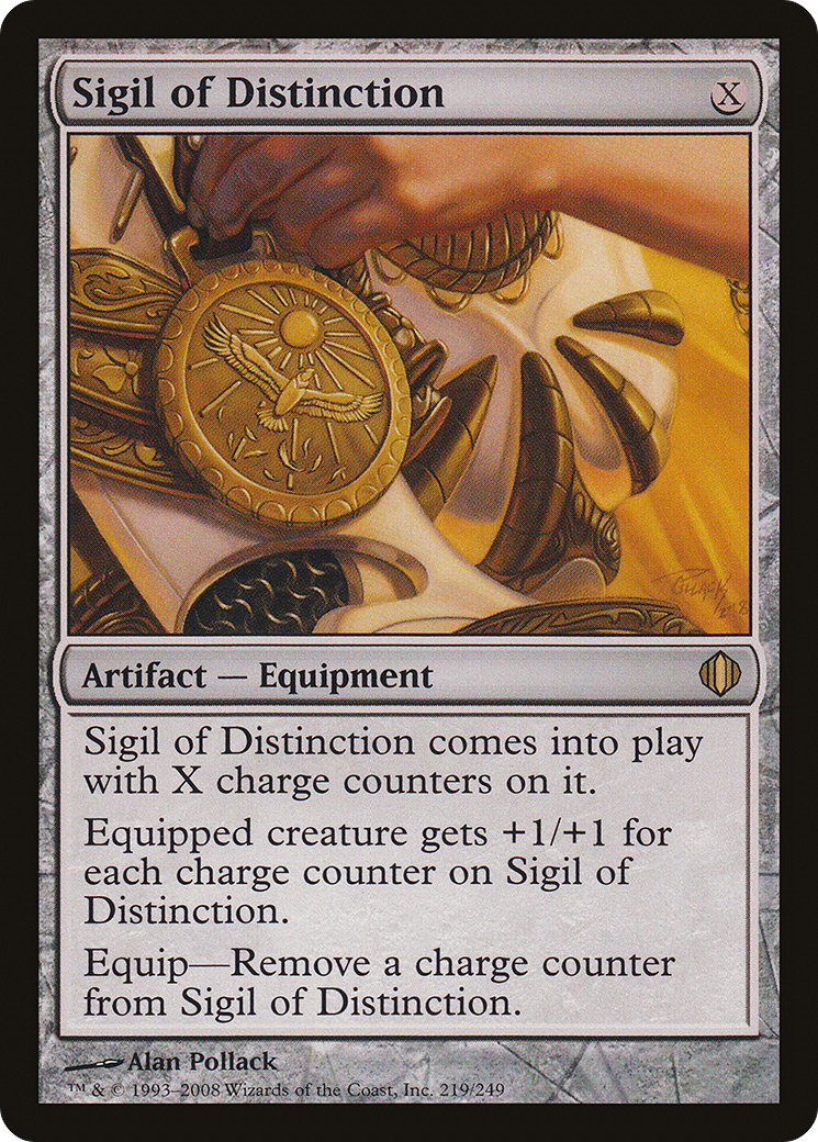 Sigil of Distinction (ALA-219) [Shards of Alara] Foil MTG Single Wizards of the Coast