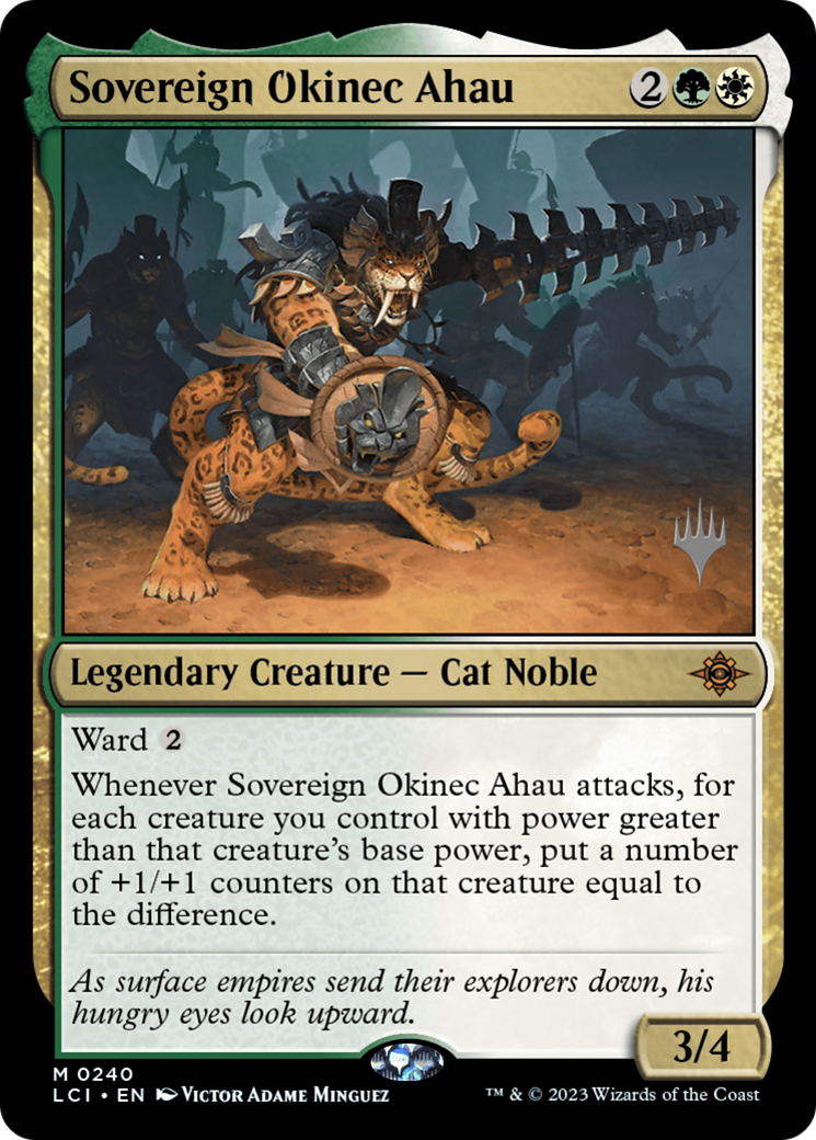 Sovereign Okinec Ahau (PPLCI-240) [The Lost Caverns of Ixalan Promos] MTG Single Wizards of the Coast