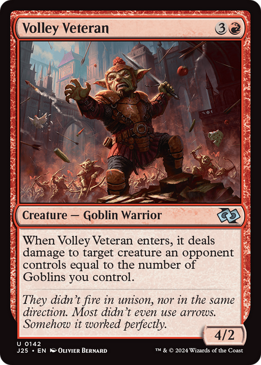 Volley Veteran (J25-142) [Foundations Jumpstart] MTG Single Wizards of the Coast