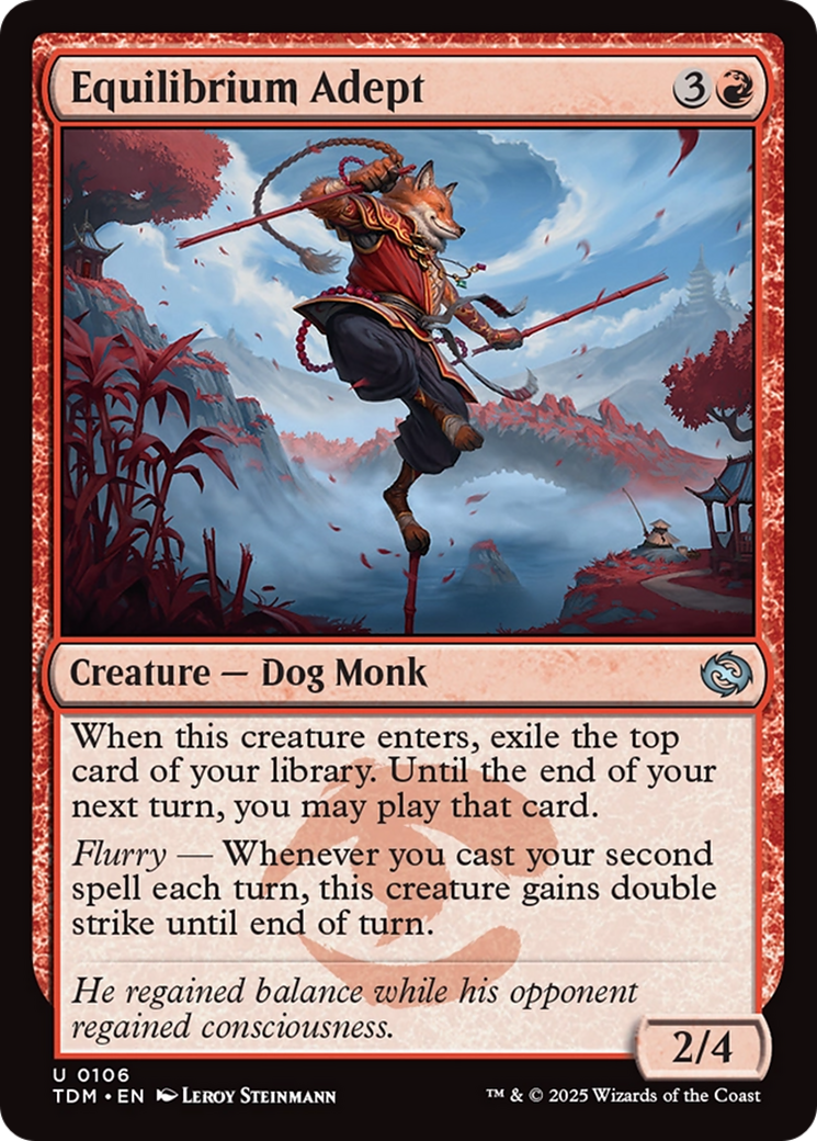 Equilibrium Adept (TDM-106) [Tarkir: Dragonstorm] MTG Single Wizards of the Coast