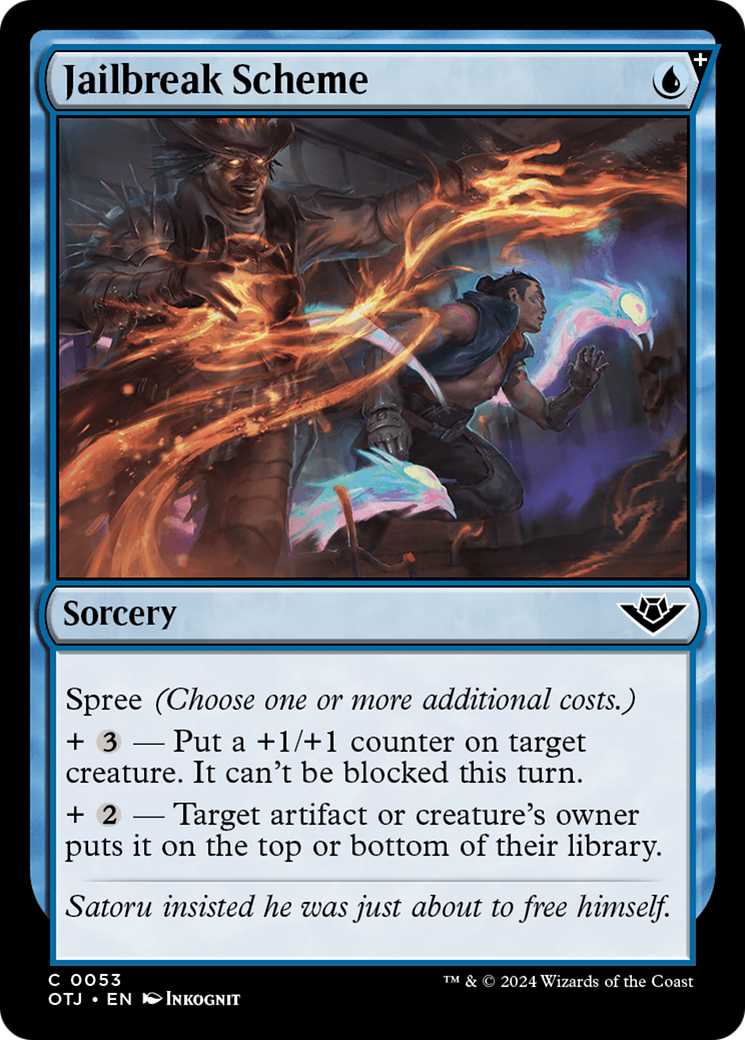 Jailbreak Scheme (OTJ-053) [Outlaws of Thunder Junction] MTG Single Wizards of the Coast