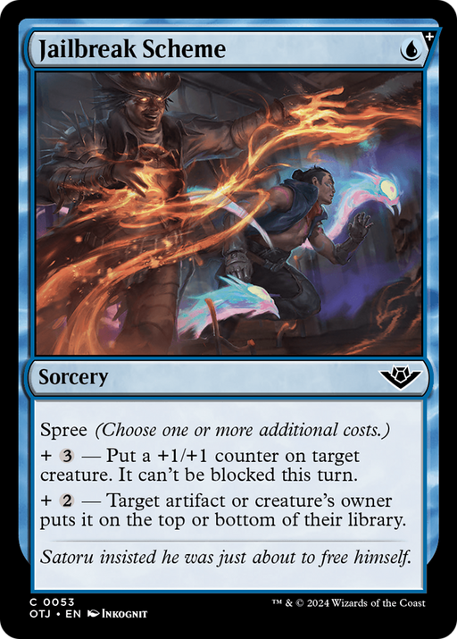 Jailbreak Scheme (OTJ-053) [Outlaws of Thunder Junction] MTG Single Wizards of the Coast
