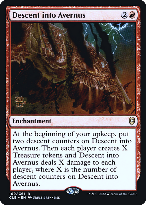 Descent into Avernus (PRE-169) [Battle for Baldur's Gate Promos] Foil MTG Single Wizards of the Coast