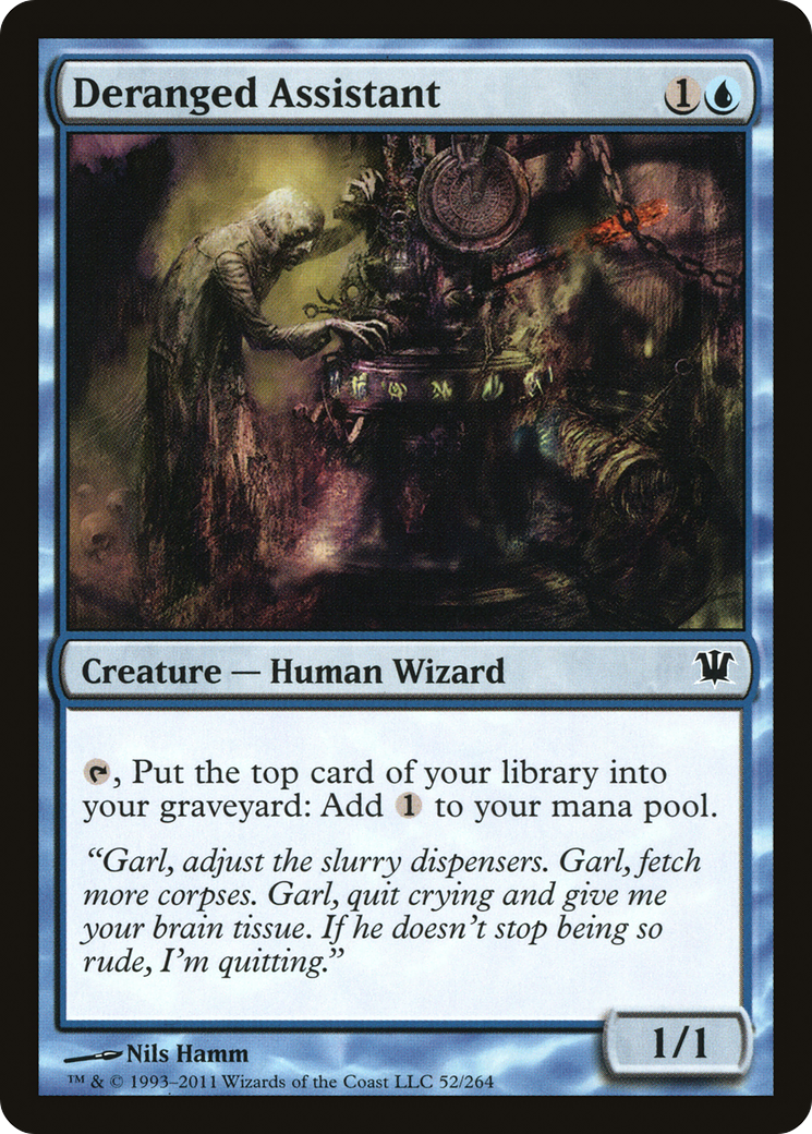 Deranged Assistant (ISD-052) [Innistrad] Foil MTG Single Wizards of the Coast
