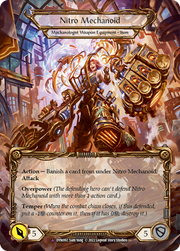 Construct Nitro Mechanoid // Nitro Mechanoid (Marvel) [DYN092] (Dynasty)  Cold Foil Flesh And Blood Single Flesh And Blood   