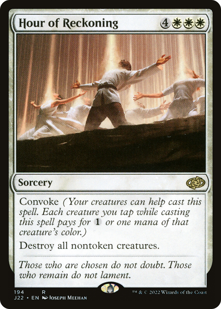 Hour of Reckoning (J22-194) [Jumpstart 2022] MTG Single Wizards of the Coast