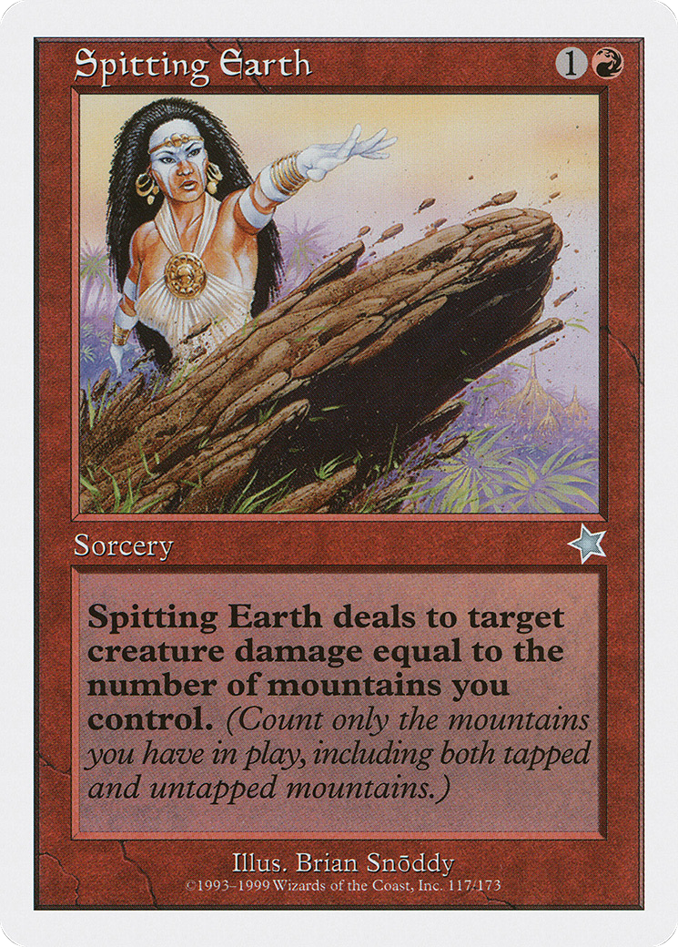 Spitting Earth (S99-117) [Misc] Starter 1999 MTG Single Wizards of the Coast