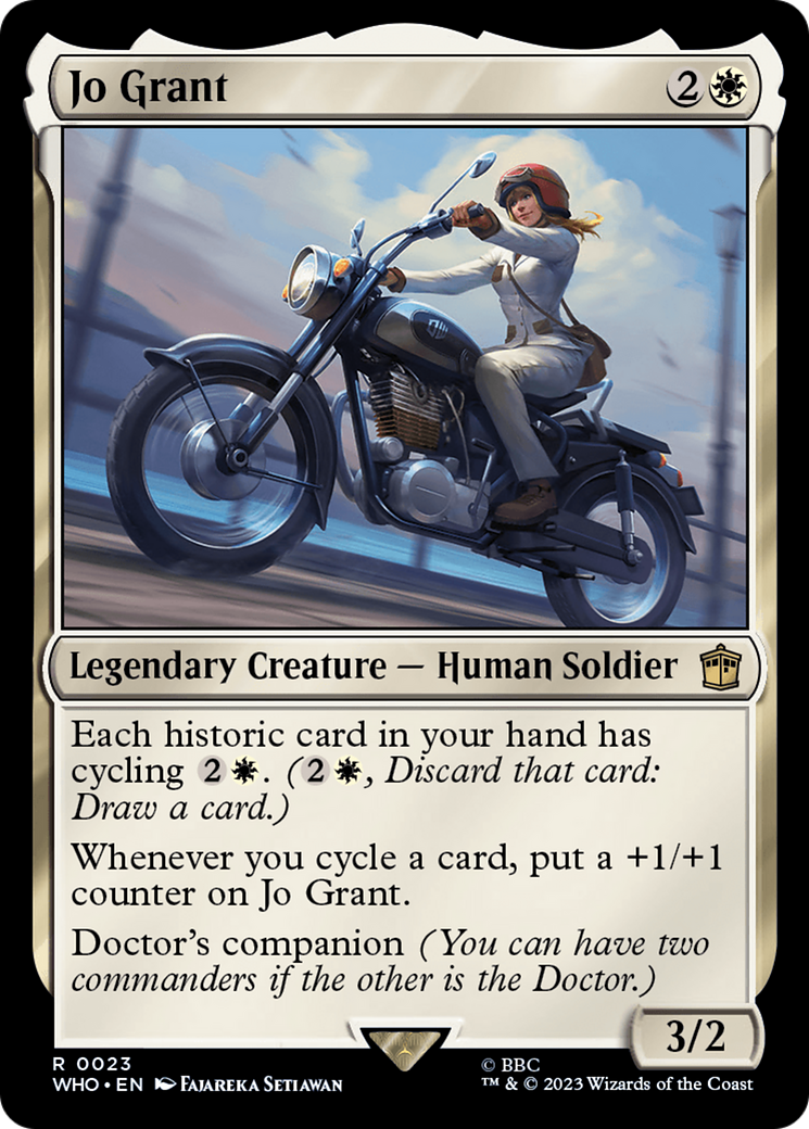 Jo Grant (WHO-023) [Doctor Who] Foil MTG Single Wizards of the Coast