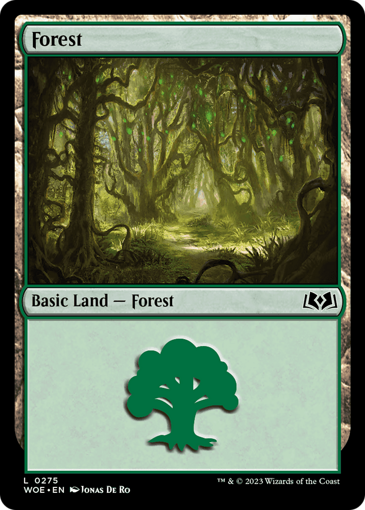 Forest (WOE-275) [Wilds of Eldraine] MTG Single Wizards of the Coast