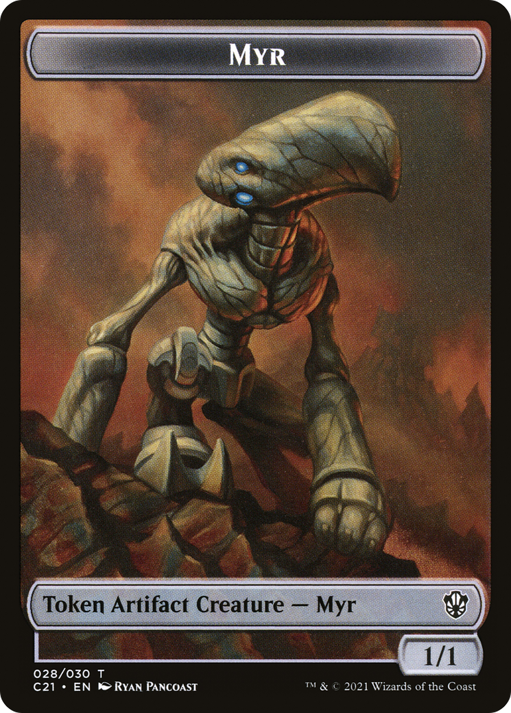 Myr (TC21-028) [Tokens] Commander 2021 Tokens MTG Single Wizards of the Coast