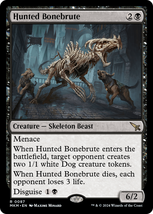 Hunted Bonebrute (MKM-087) [Murders at Karlov Manor] MTG Single Murders at Karlov Manor