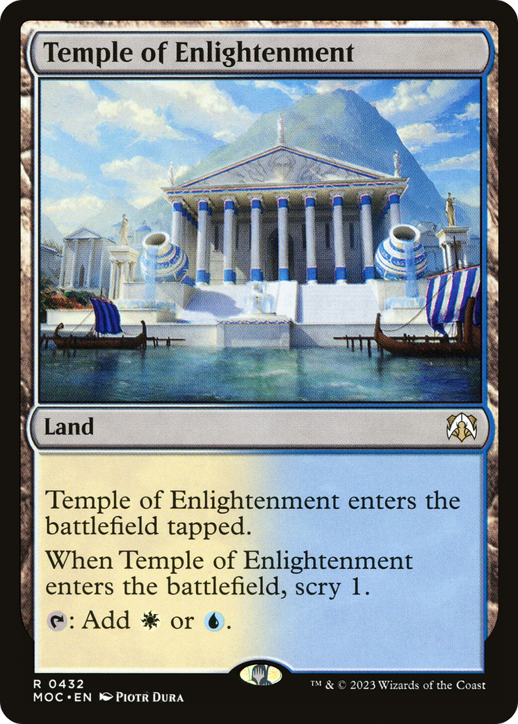 Temple of Enlightenment (MOC-432) [March of the Machine Commander] MTG Single Wizards of the Coast