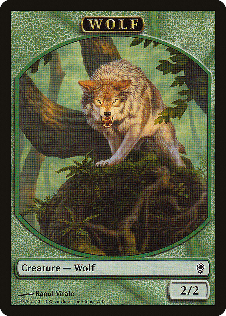 Wolf Token (CNS-007) [Tokens] Conspiracy Tokens MTG Single Wizards of the Coast