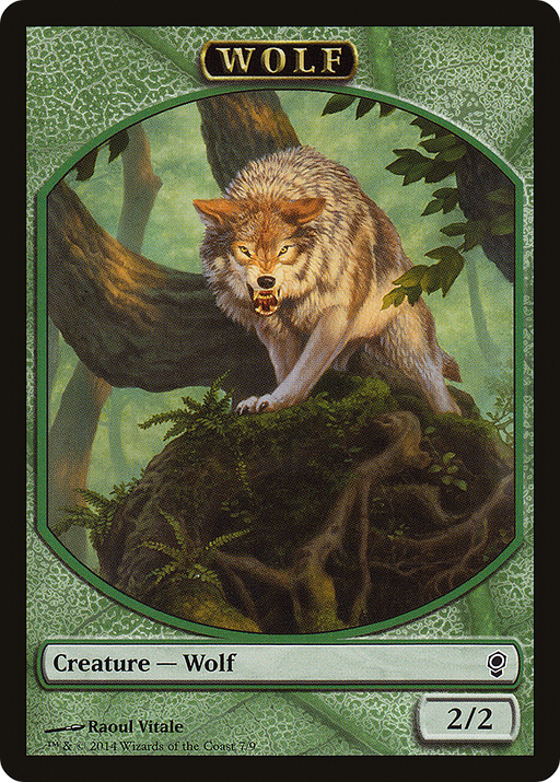 Wolf Token (CNS-007) [Tokens] Conspiracy Tokens MTG Single Wizards of the Coast