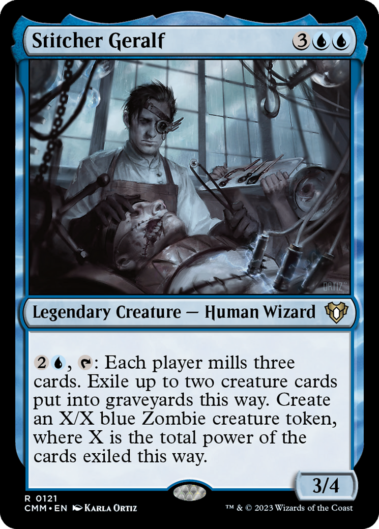 Stitcher Geralf (CMM-121) [Commander Masters] MTG Single Wizards of the Coast