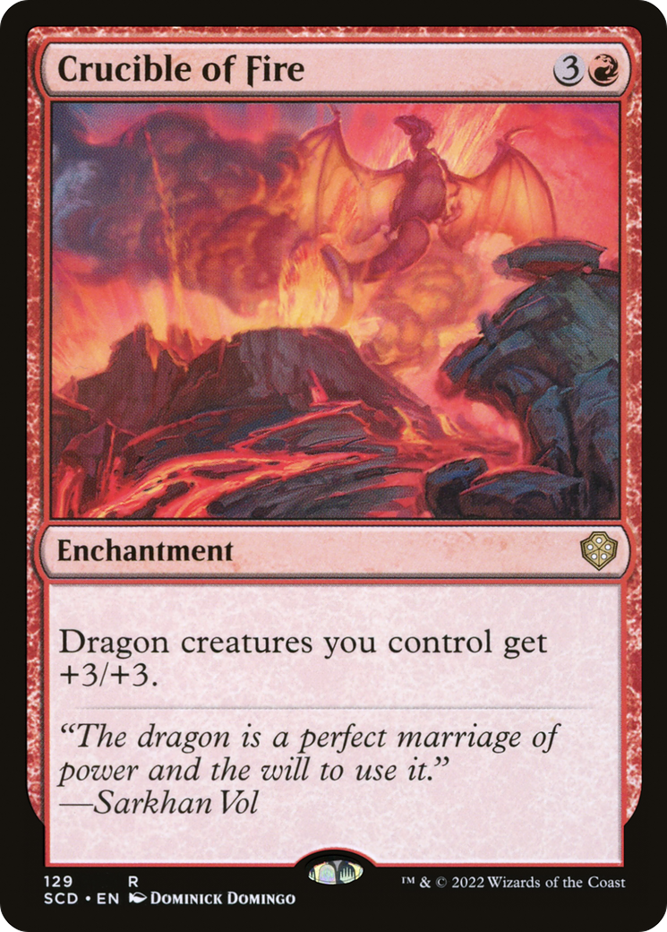 Crucible of Fire (SCD-129) [Starter Commander Decks] MTG Single Wizards of the Coast