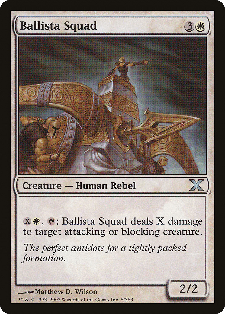 Ballista Squad (10E-008) [Tenth Edition] Foil MTG Single Wizards of the Coast