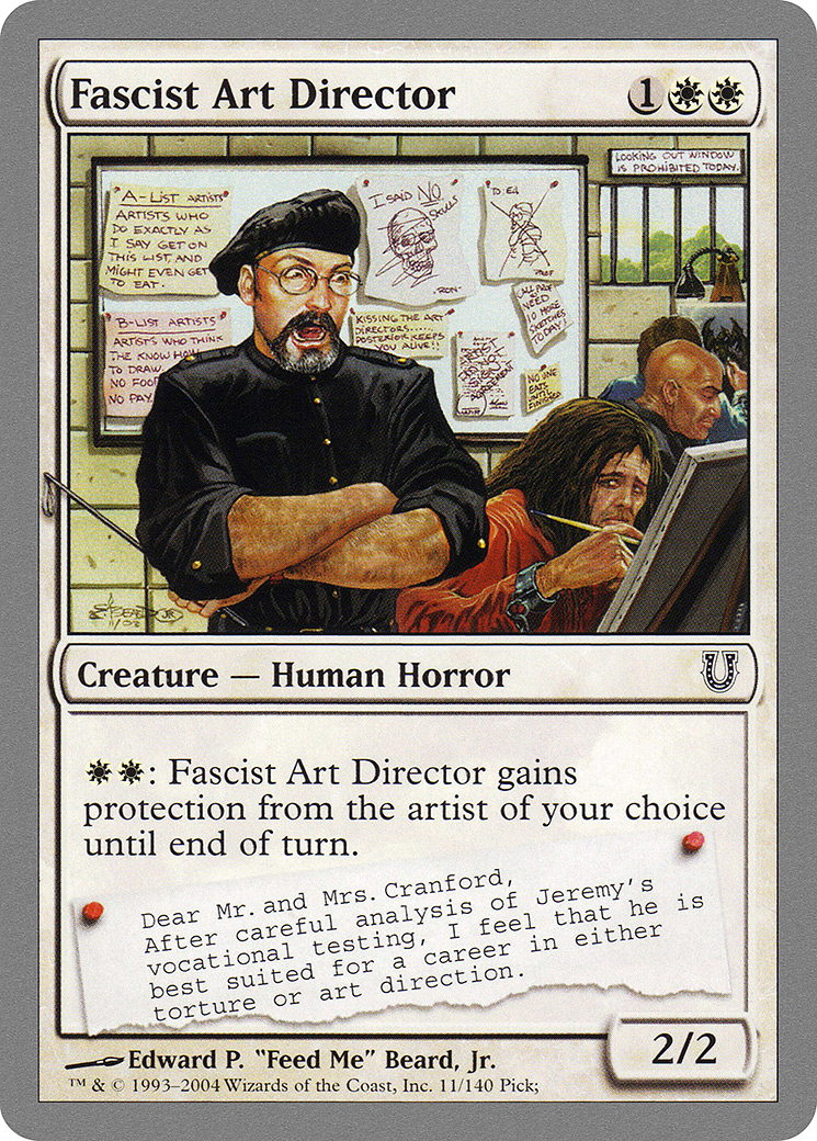 Fascist Art Director (UNH-011) [Unhinged] MTG Single Wizards of the Coast