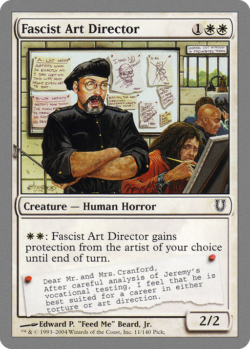 Fascist Art Director (UNH-011) [Unhinged] MTG Single Wizards of the Coast