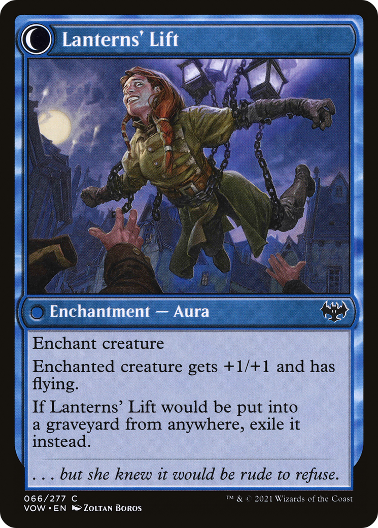 Lantern Bearer // Lanterns' Lift (VOW-066) [Innistrad: Crimson Vow] Foil MTG Single Wizards of the Coast