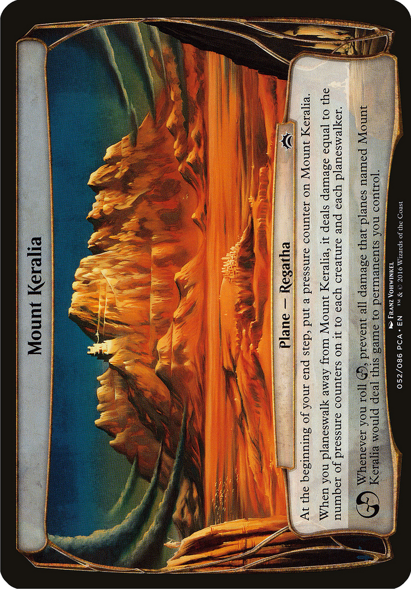 Mount Keralia (Planechase Anthology) (OVER-) [Oversized] Planechase Anthology Planes MTG Single Wizards of the Coast