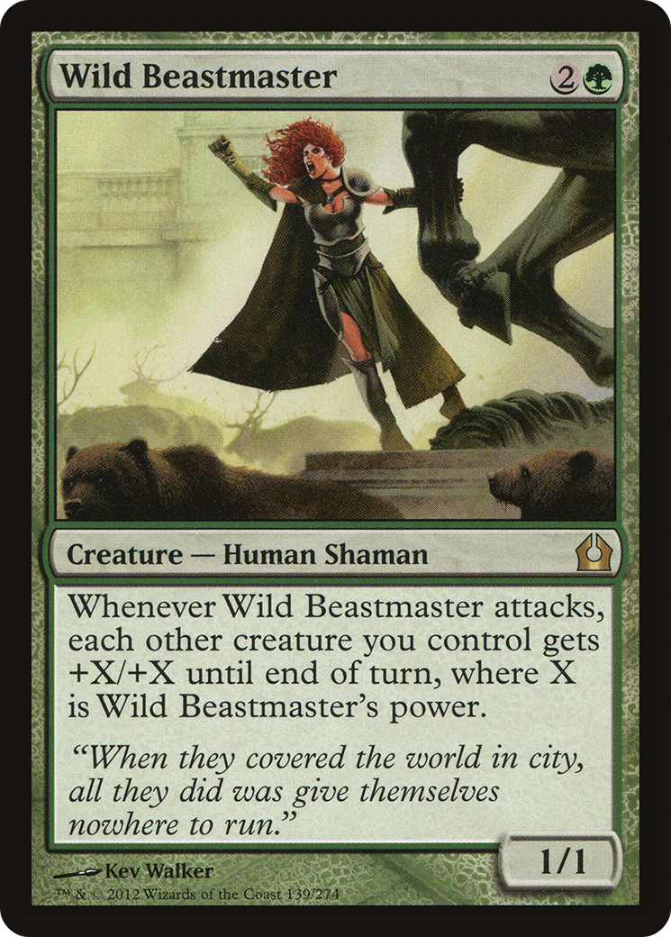 Wild Beastmaster (RTR-139) [Return to Ravnica] Foil MTG Single Wizards of the Coast