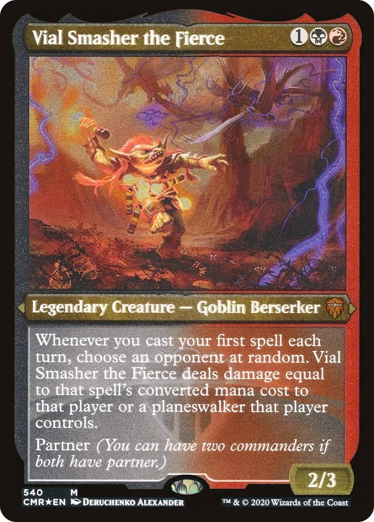 Vial Smasher the Fierce (Foil Etched) (CMR-540) [Commander Legends] Foil MTG Single Wizards of the Coast
