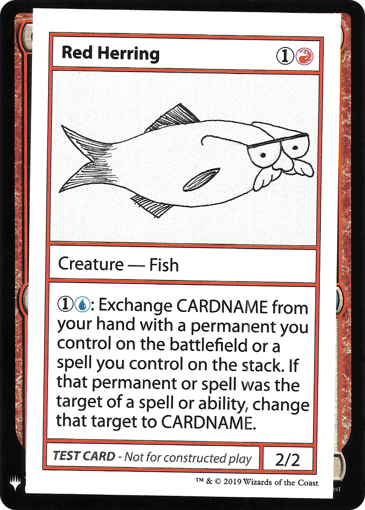 Red Herring (CMB1-062) [Mystery Booster] Playtest Cards 2019 MTG Single Wizards of the Coast