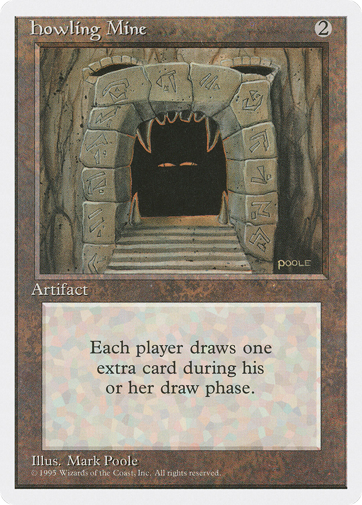 Howling Mine (4ED-325) [Fourth Edition] MTG Single Wizards of the Coast