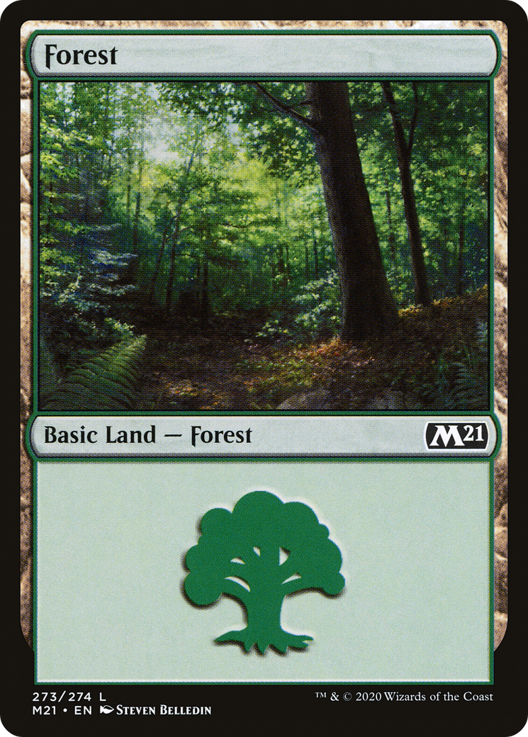Forest (M21-273) [Core Set 2021] MTG Single Wizards of the Coast