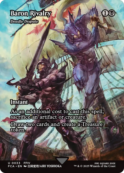 Baron Rivalry - Deadly Dispute (FCA-033) [FINAL FANTASY: Through the Ages] (Borderless) Foil MTG Single Wizards of the Coast