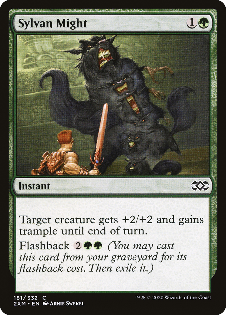 Sylvan Might (2XM-181) [Double Masters] Foil MTG Single Wizards of the Coast