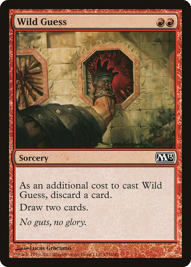 Wild Guess (M13-157) [Magic 2013] Foil MTG Single Wizards of the Coast