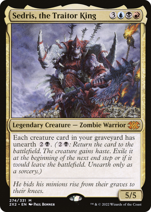 Sedris, the Traitor King (2X2-274) [Double Masters 2022] MTG Single Wizards of the Coast