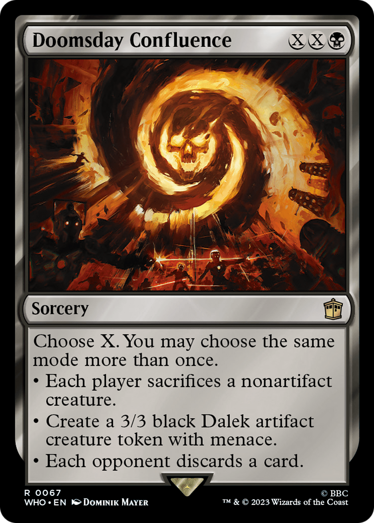 Doomsday Confluence (WHO-067) [Doctor Who] Foil MTG Single Wizards of the Coast