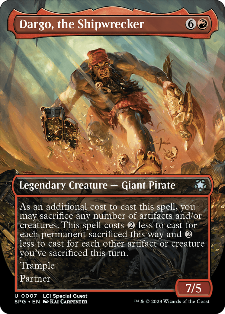 Dargo, the Shipwrecker (SPG-007) [Special Guests] (Borderless) MTG Single Wizards of the Coast