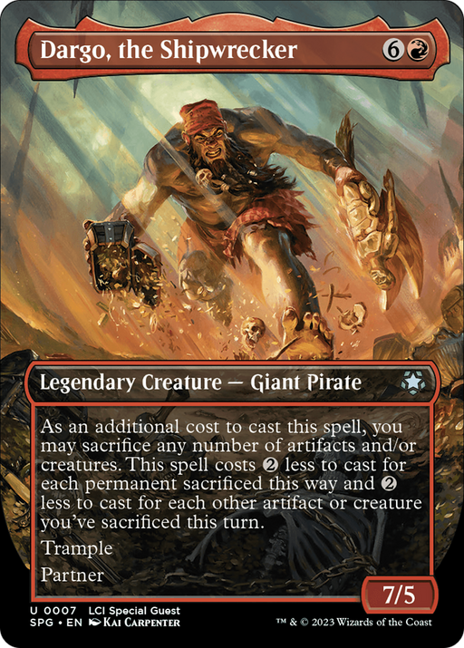 Dargo, the Shipwrecker (SPG-007) [Special Guests] (Borderless) Foil MTG Single Wizards of the Coast
