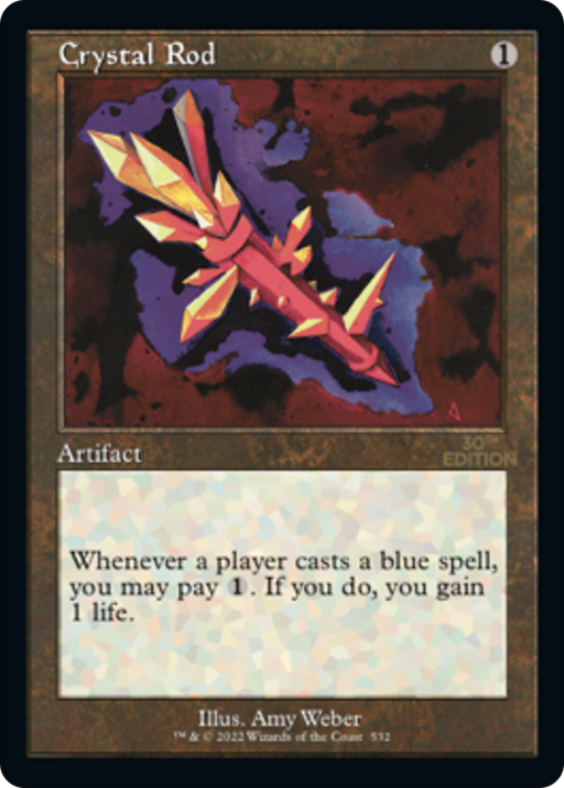 Crystal Rod (30A-532) [30th Anniversary Edition] MTG Single Wizards of the Coast