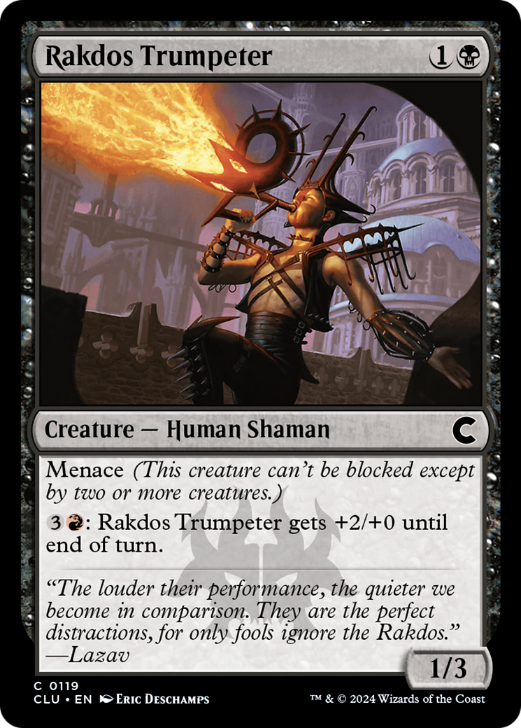 Rakdos Trumpeter (CLU-119) [Ravnica: Clue Edition] MTG Single Wizards of the Coast