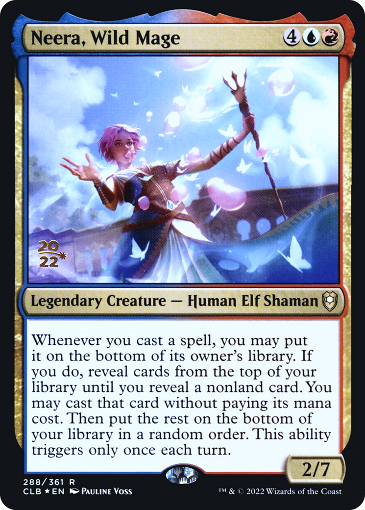 Neera, Wild Mage (PRE-288) [Battle for Baldur's Gate Promos] Foil MTG Single Wizards of the Coast