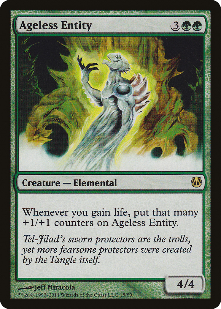 Ageless Entity (DDH-018) [Misc] Duel Decks: Ajani vs. Nicol Bolas MTG Single Wizards of the Coast