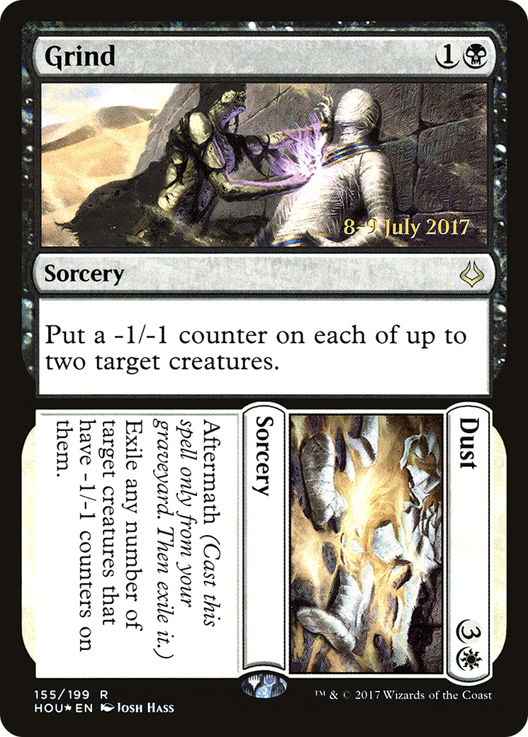 Grind // Dust (PRE-155S) [Hour of Devastation Promos] Foil MTG Single Wizards of the Coast
