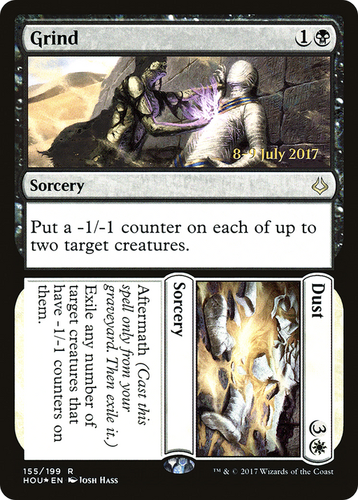 Grind // Dust (PRE-155S) [Hour of Devastation Promos] Foil MTG Single Wizards of the Coast