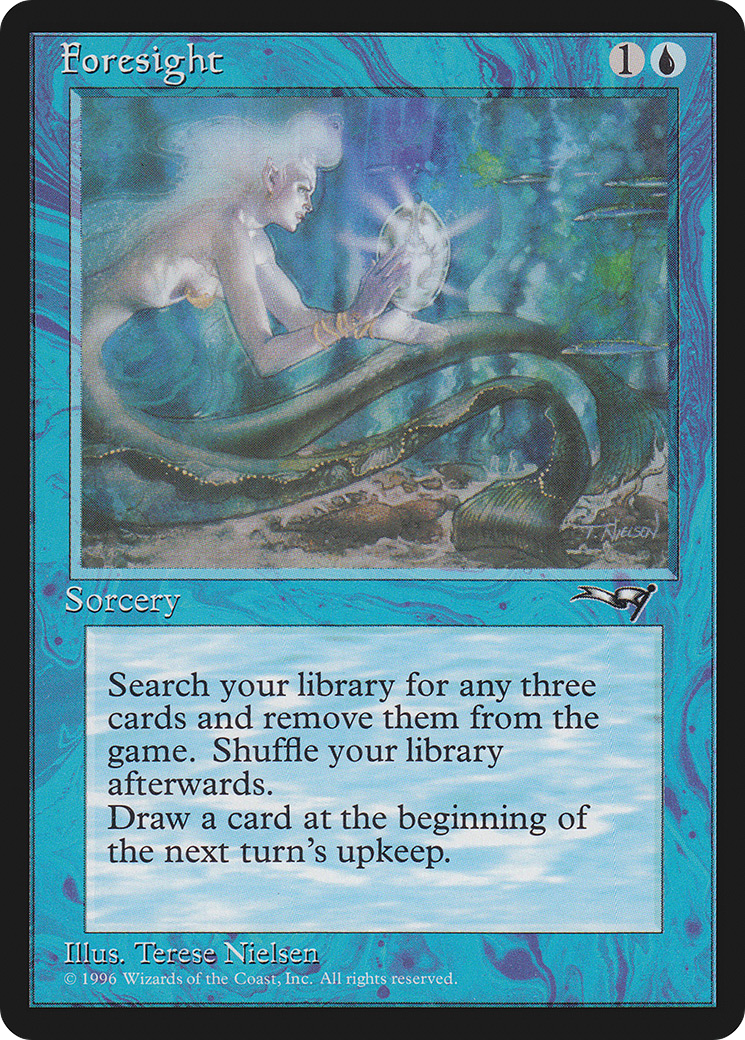 Foresight (ALL-044) [Alliances] MTG Single Wizards of the Coast