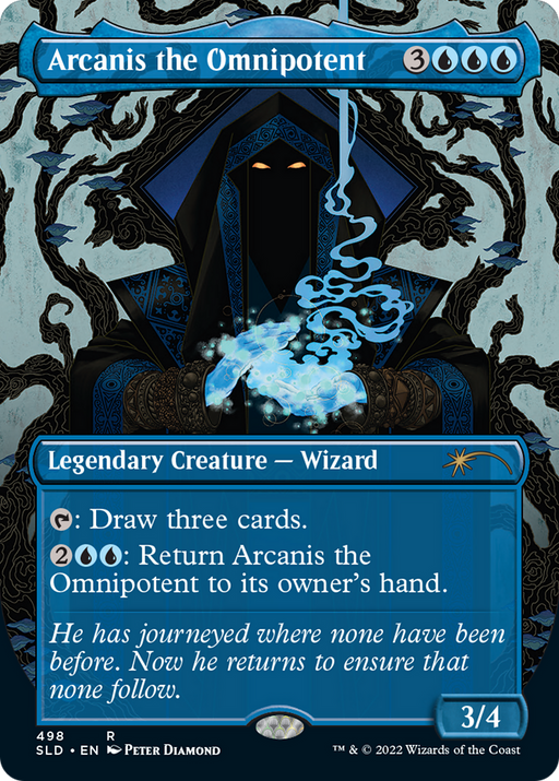 Arcanis the Omnipotent (SLD-498) [Secret Lair] Drop (Borderless) MTG Single Wizards of the Coast