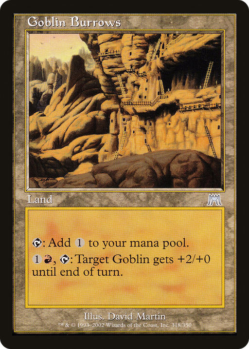 Goblin Burrows (ONS-318) [Onslaught] Foil MTG Single Wizards of the Coast