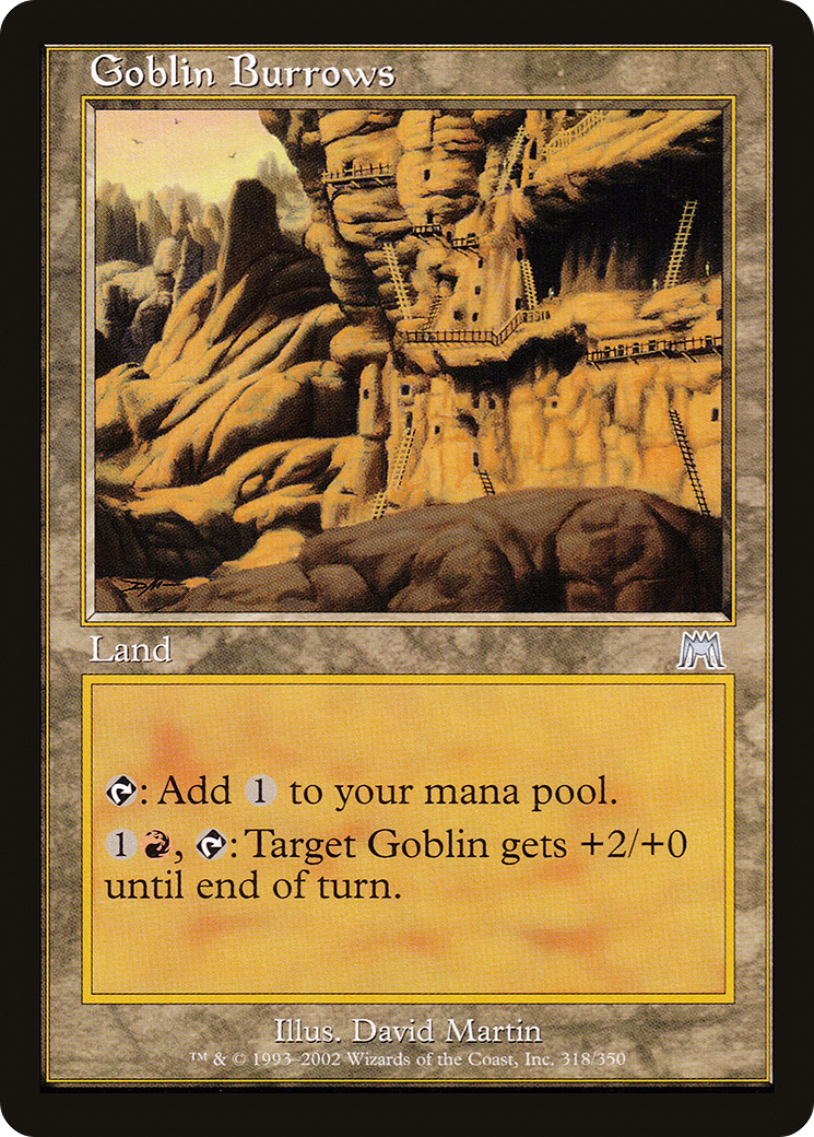 Goblin Burrows (ONS-318) [Onslaught] MTG Single Wizards of the Coast