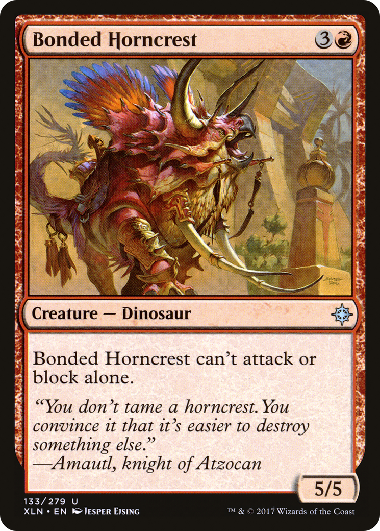 Bonded Horncrest (XLN-133) [Ixalan] Foil MTG Single Wizards of the Coast